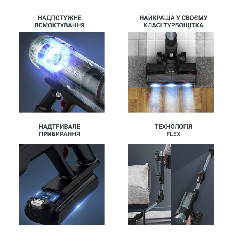 Пилосос Rowenta X-Force Flex 16.60 Animal RH9C71E0