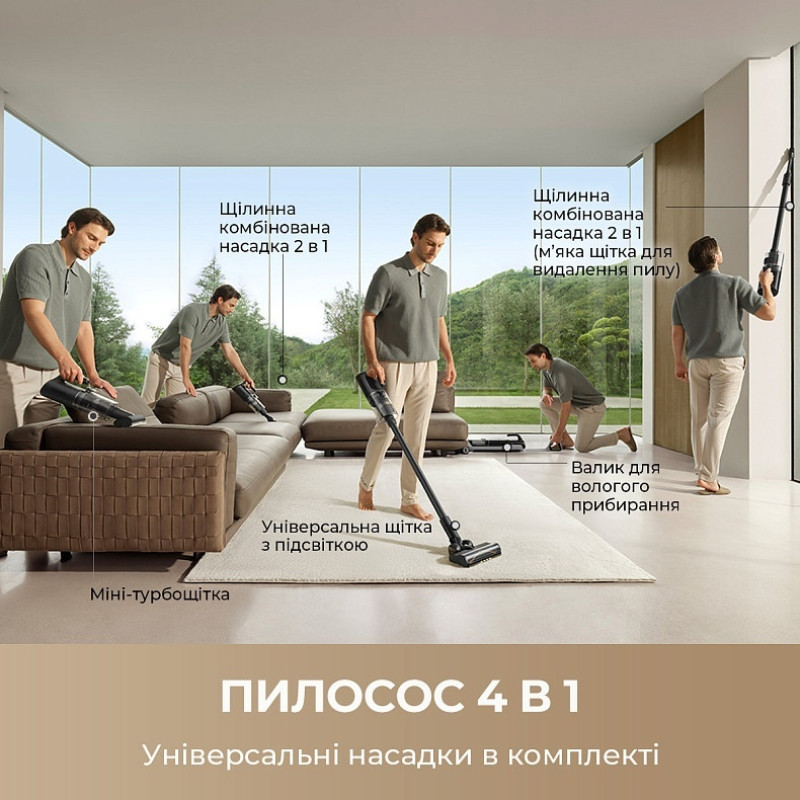 Пилосос Dreame Wet & Dry Vacuum Cleaner H14 DUAL (HHV25A)