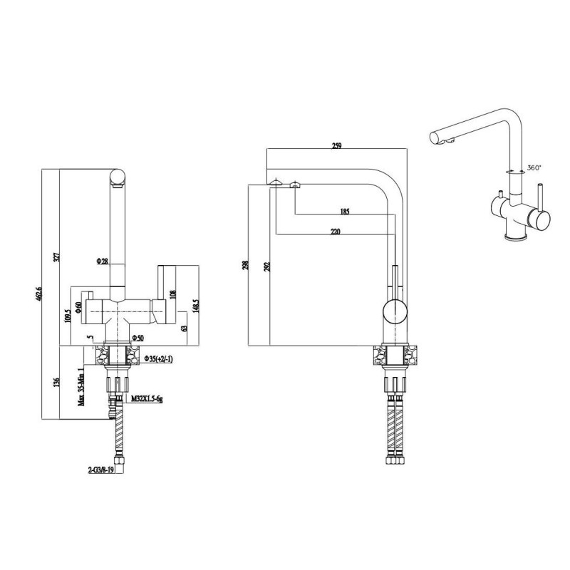 Змішувач Interline Storm new sateen