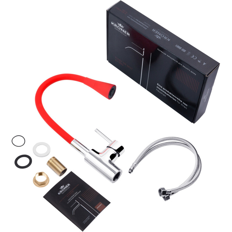 Kroner KRP Kuche C031RED Kitchen Mixer