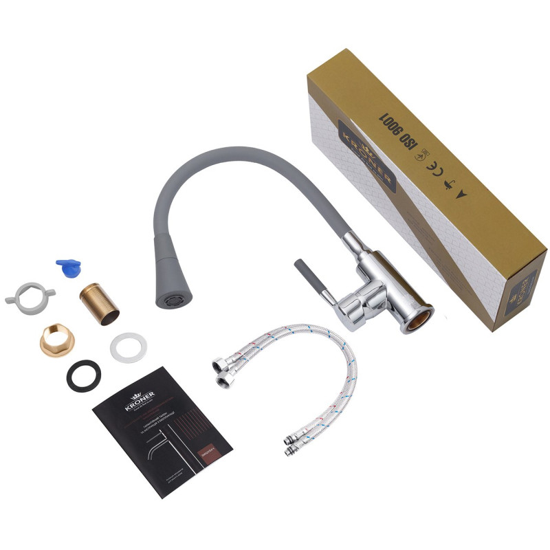 Змішувач для кухні Kroner KRM Kuche C132GRA