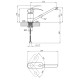 Змішувач для кухні Kroner KRP Konstante - C030