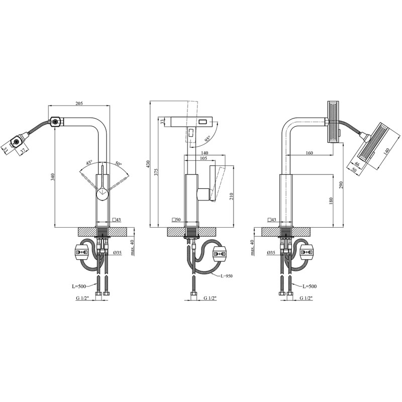 Kroner KRP Edelstahl Klassisch Esg03918 Kitchen