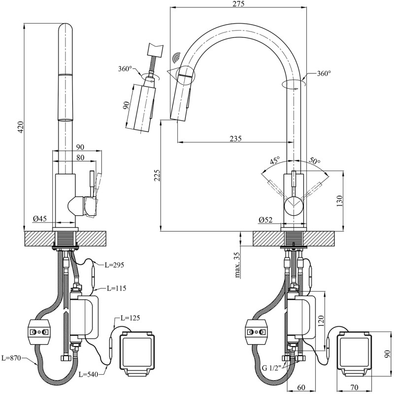 Kroner KRP Edelstahl Klassisch PVD03916 Кухня