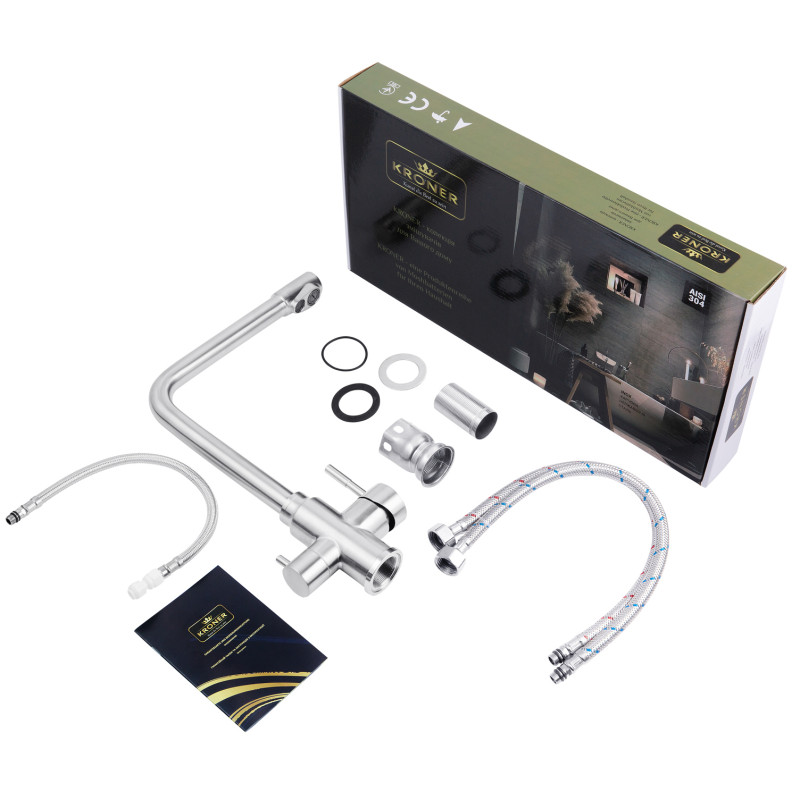 Kroner KRP EDELSTAHL KLASSISCH ESG038 KITHON MIXER