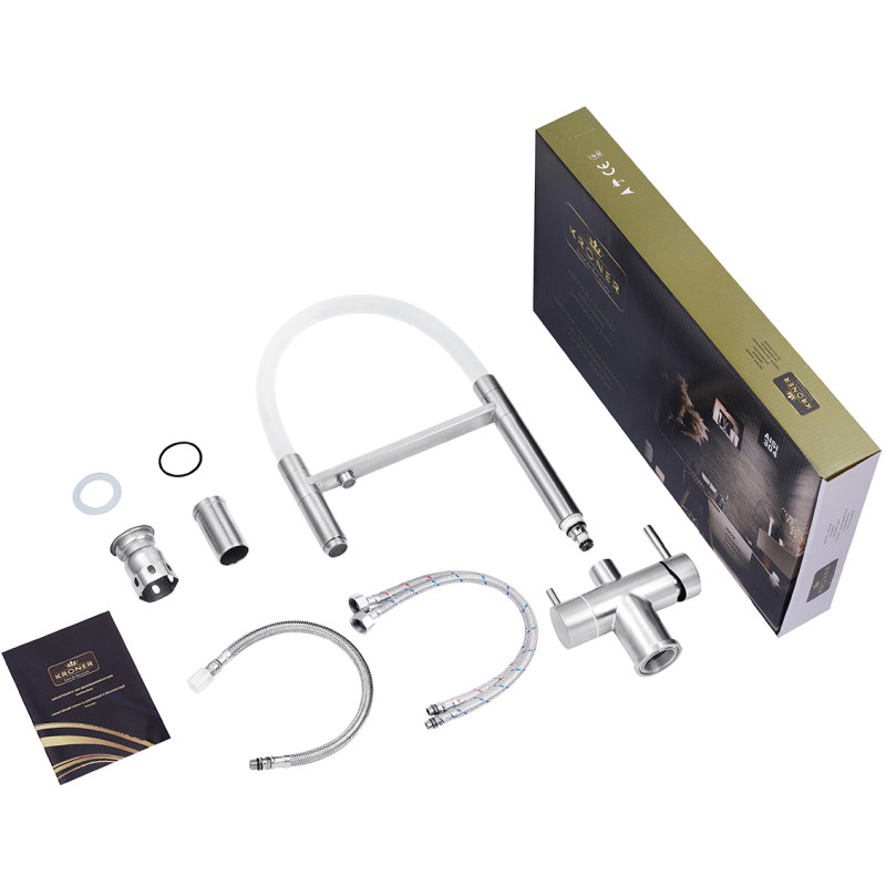 Kroner krp edelstahl klassisch esg03815whi кухня