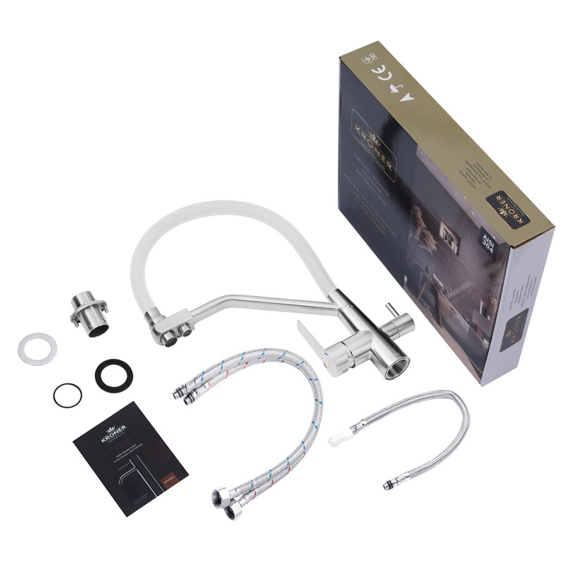 Kroner krp edelstahl klassisch esg03817whi кухня