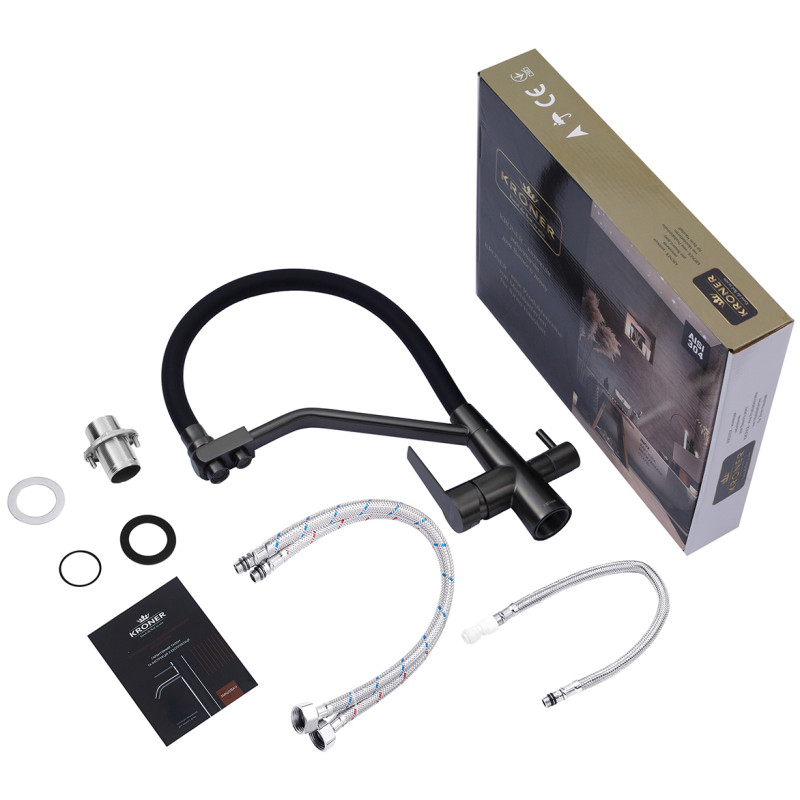 Kroner KRP EDELSTAHL KLASSISCH PVD03817BLK KITCHEN