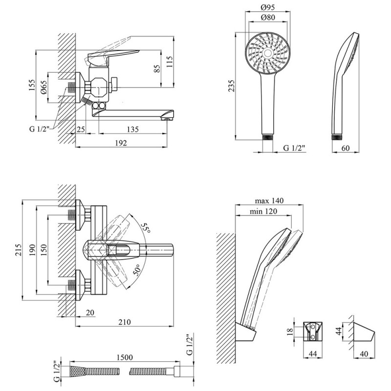 Bath Frower Kroner Krm Kante - C060