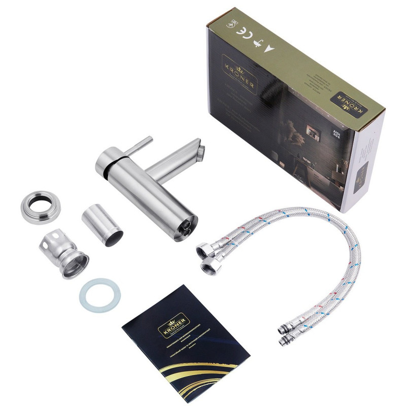 Змішувач для раковини Kroner KRP Edelstahl Klassisch - ESG010