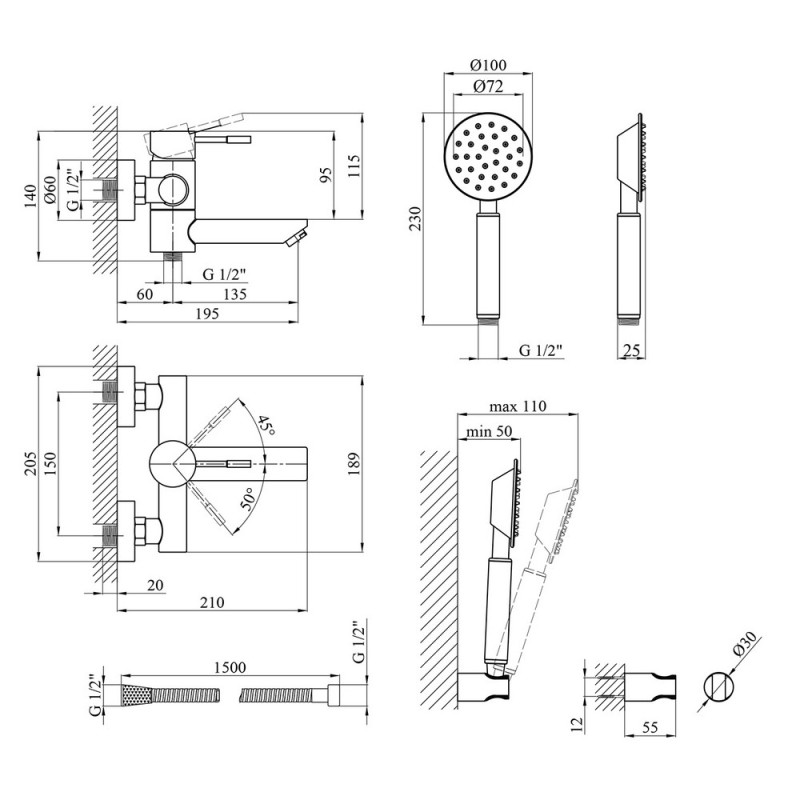 Bath Frower Kroner KRP EDELSTAHL KLASSISCH - ESG060