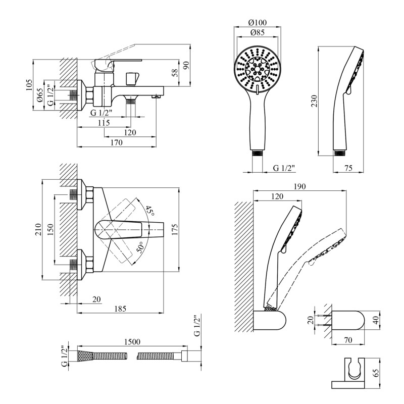 BATH FROWER KRONER KRP EIFEL - C060