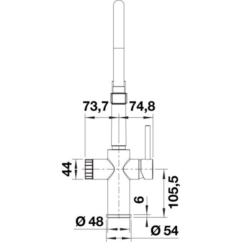 Змішувач BLANCO 526707 CATRIS-S FLEXO FILTER