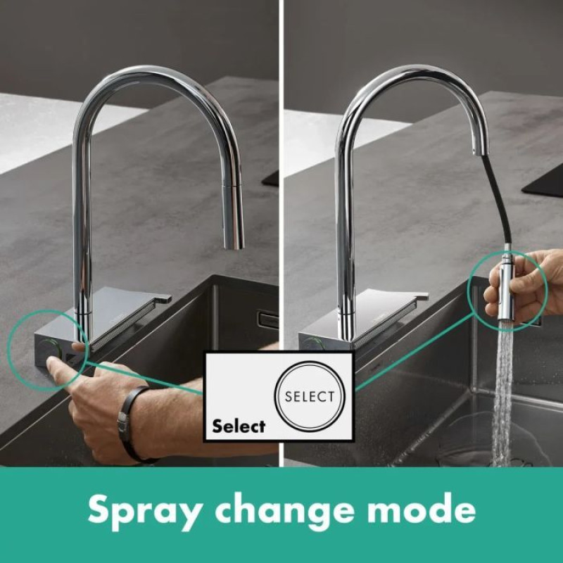 Змішувач Hansgrohe Aquno Select M81 73837000