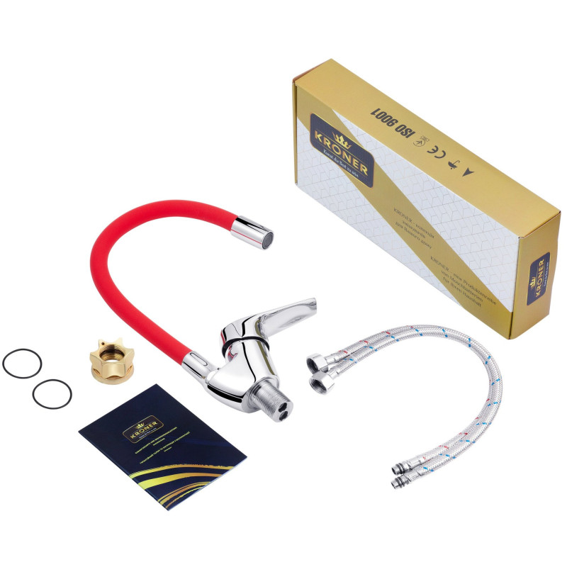 Змішувач для кухні Kroner KRM Odra - C032RED