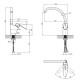 Змішувач для кухні Kroner KRM Odra - C034