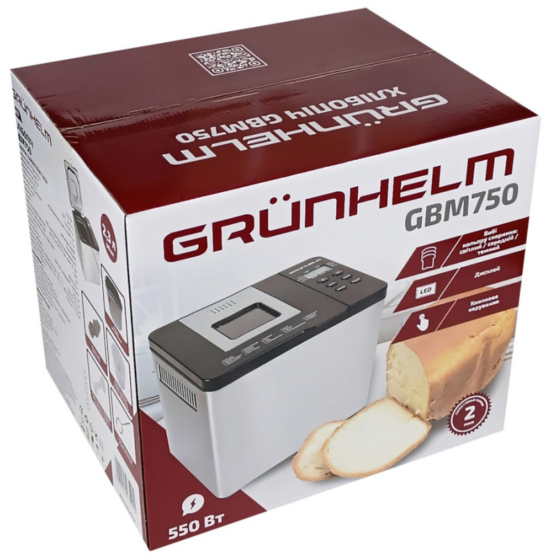 Хлібопічка Grunhelm GBM750