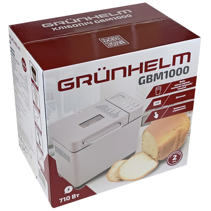 Хлібопічка Grunhelm GBM1000
