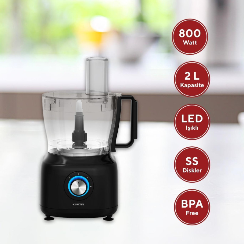 Кухонний комбайн KUMTEL HFP-03 BLACK