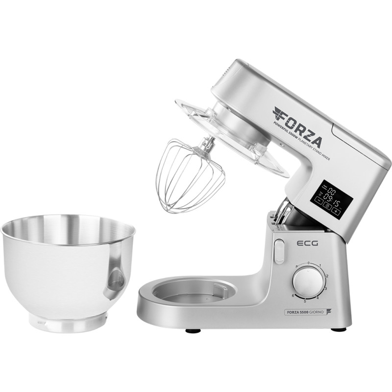 Кухонна машина ECG FORZA 5500 Giorno Argento