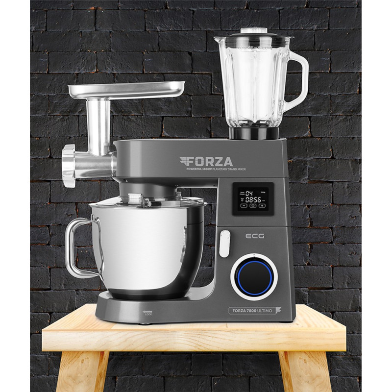 Кухонна машина ECG FORZA 7800 Ultimo Scuro