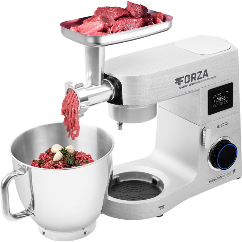 Кухонна машина ECG FORZA 7800 Ultimo Argento