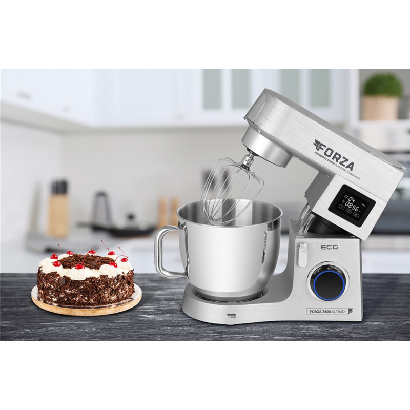Кухонна машина ECG FORZA 7800 Ultimo Argento