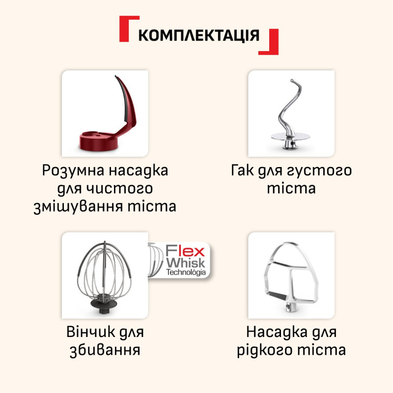 Кухонна машина Tefal Bake Partner + QB5458F0