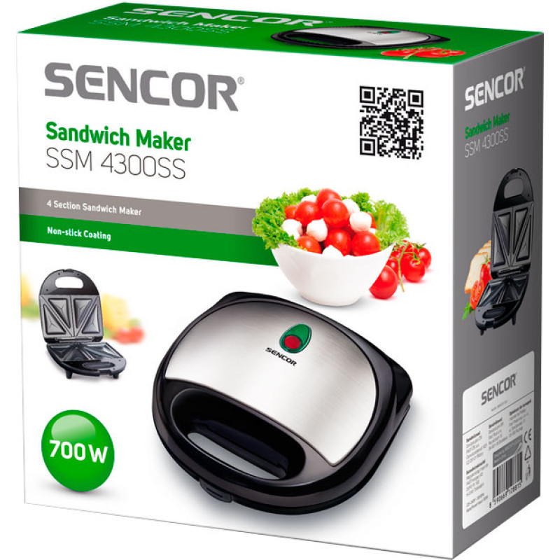 Бутербродниця Sencor SSM 4300SS