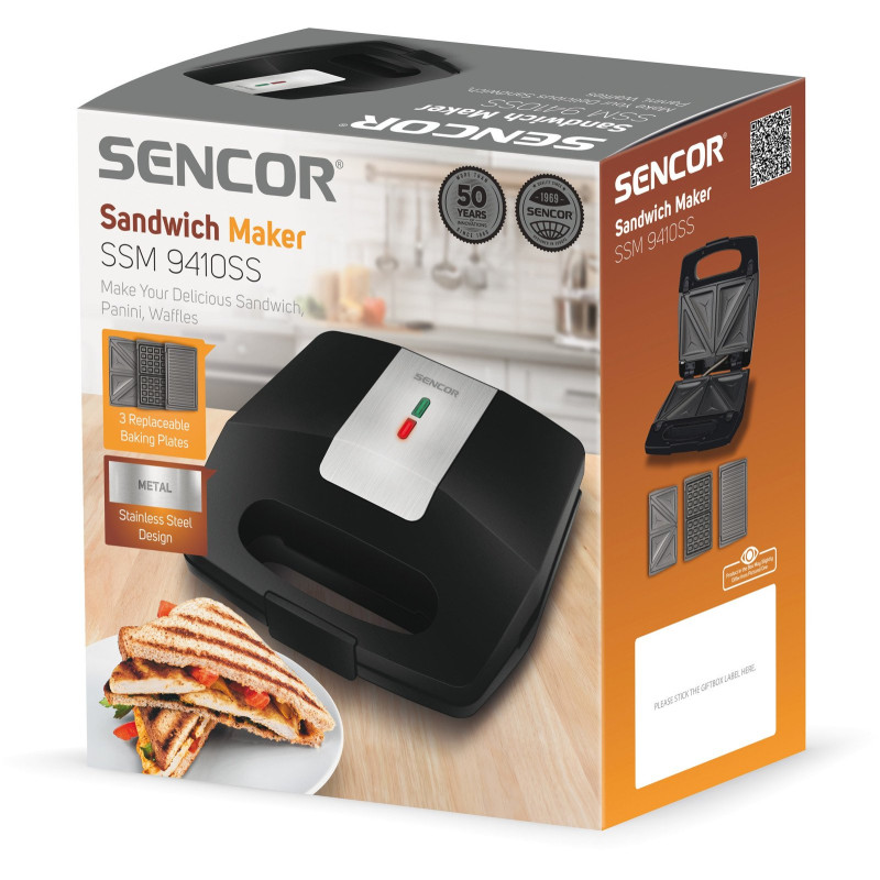 Бутербродниця Sencor SSM 9410SS