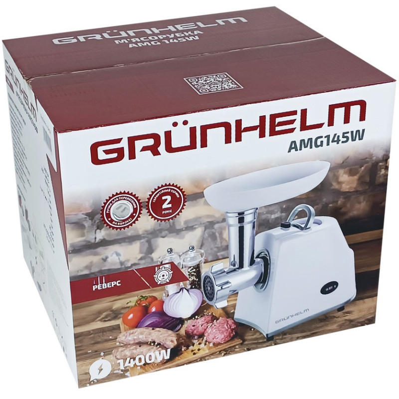 М'ясорубка Grunhelm AMG145W