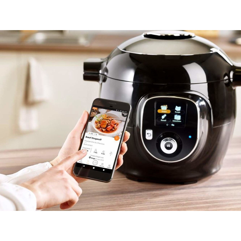 Скороварка Tefal Cook4me+ Connect CY855830