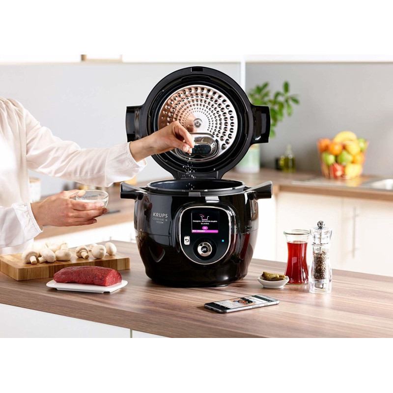 Скороварка Tefal Cook4me+ Connect CY855830