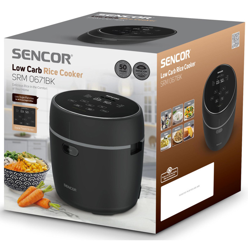 Рисоварка Sencor SRM 0671BK
