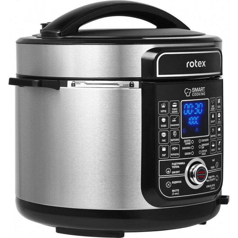 Мультиварка-скороварка Rotex REPC78-B Universal