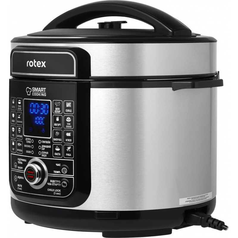 Мультиварка-скороварка Rotex REPC78-B Universal