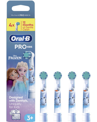 Насадки для зубної щітки Oral-B Kids Крижане серце, 4 шт (4210201385233)