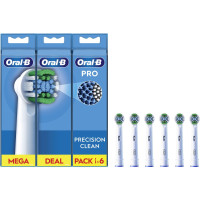  Насадки для електричної зубної щітки ORAL-B BRAUN Pro Precision Clean, 6 шт (8006540847466)