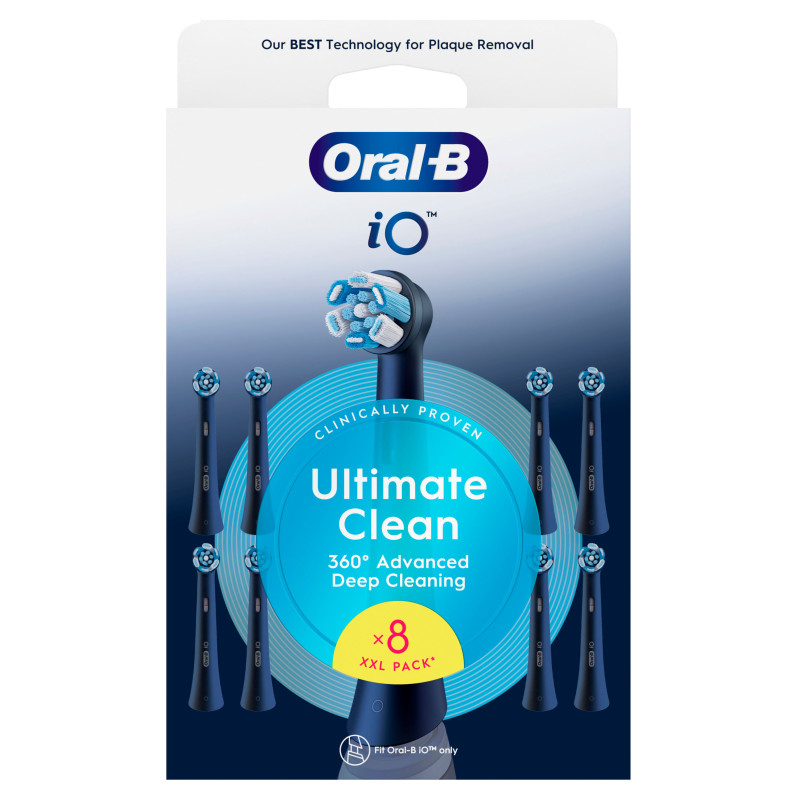 Насадки для зубної щітки BRAUN Oral-B iO RB CBF-4 Ultimate Clean (8700216778442)