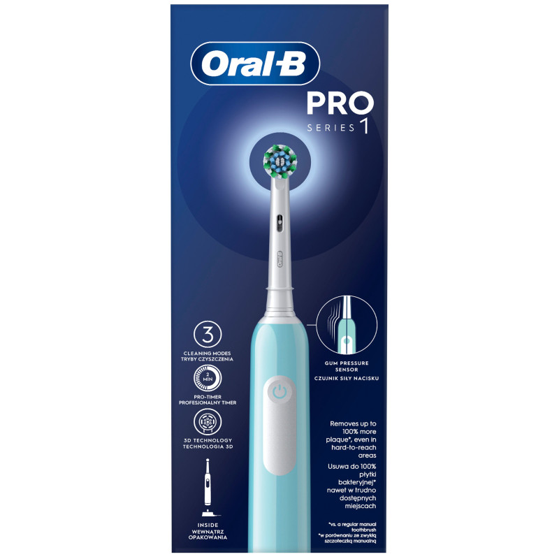 Зубна щітка BRAUN Oral-B PRO1 D305.513.3 Caribbean Blue