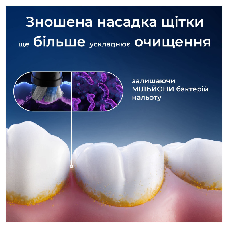 Насадки для зубної щітки BRAUN Oral-B iO RB WB Radiant White (8700216199254)