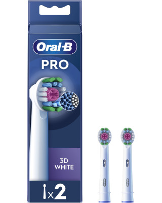 Насадки для електричної зубної щітки Oral-B Pro 3D White, 2 шт (8006540847183) 