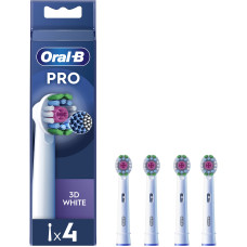  Насадки для електричної зубної щітки ORAL-B BRAUN Pro 3D White, 4 шт (8006540847213)