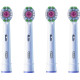  Насадки для електричної зубної щітки ORAL-B BRAUN Pro 3D White, 4 шт (8006540847213)