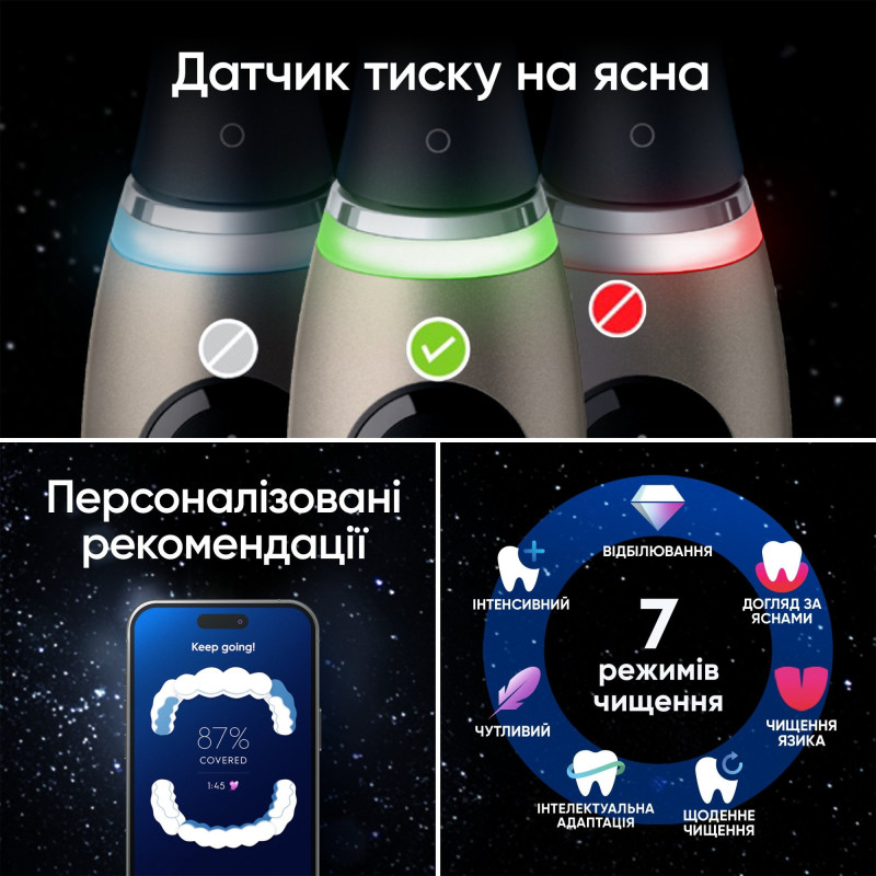 Зубна щітка Oral-B iO Ultimate iOM10.1B4.AD Gold Edit (8006530054102)