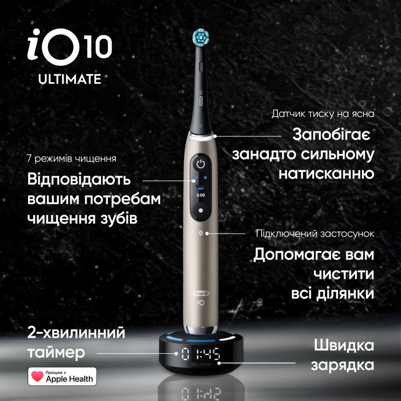 Зубна щітка Oral-B iO Ultimate iOM10.1B4.AD Gold Edit (8006530054102)