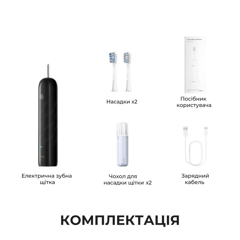 Зубна щітка Mova Fresh Black (ATB13A-BK)