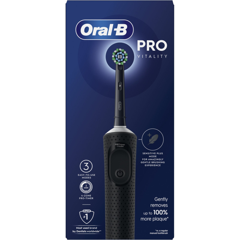 Зубна щітка BRAUN Oral-B Vitality D103.413.3 PRO Protect X Clean Cross Action EB50BRB Black