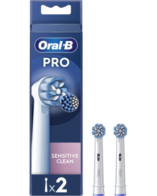 Насадки для електричної зубної щітки Oral-B Pro Sensitive Clean, 2 шт білі (8006540847923)