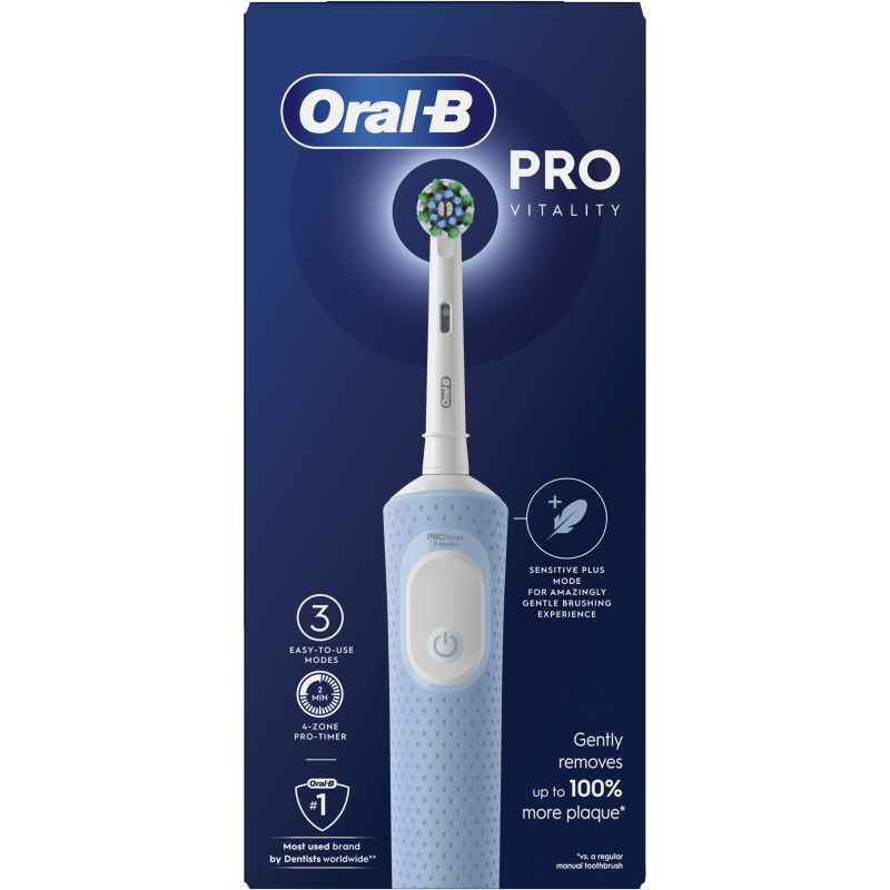 Зубна щітка BRAUN Oral-B Vitality D103.413.3 PRO Protect X Clean Vapor Blue